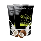 Набор из 3 съедобных лубрикантов JUJU со вкусом кокоса - JuJu - купить с доставкой в Самаре