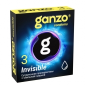 Супертонкие презервативы Ganzo Invisible - 3 шт. - Ganzo - купить с доставкой в Самаре