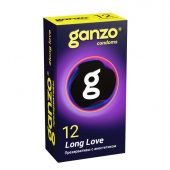 Презервативы с анестетиком для продления удовольствия Ganzo Long Love - 12 шт. - Ganzo - купить с доставкой в Самаре