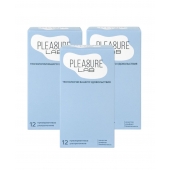 Набор из 3 упаковок ультратонких презервативов Pleasure Lab (по 12 шт.) - Pleasure Lab - купить с доставкой в Самаре