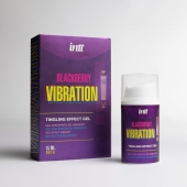 Стимулирующий гель с эффектом вибрации Blackberry Vibration - 15 мл. - INTT - купить с доставкой в Самаре