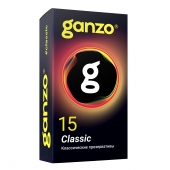 Классические презервативы с обильной смазкой Ganzo Classic - 15 шт. - Ganzo - купить с доставкой в Самаре