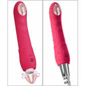 Малиновая насадка на душ с вибрацией Showers to orgasm - 20,1 см. - Orion - купить с доставкой в Самаре