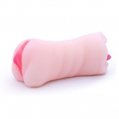 Телесный двусторонний мастурбатор - вагина и ротик - Boys of Toys - в Самаре купить с доставкой