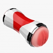 Двусторонний мастурбатор в колбе Power Grip Cup - вагина и ротик - Boys of Toys - в Самаре купить с доставкой