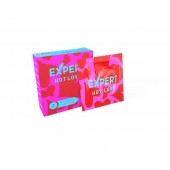 Презервативы с разогревающим эффектом Expert Hot Love - 3 шт. - Expert - купить с доставкой в Самаре