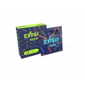 Светящиеся в темноте презервативы Expert Neon - 3 шт. - Expert - купить с доставкой в Самаре