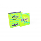 Ультратонкие презервативы Expert Invisible - 3 шт. - Expert - купить с доставкой в Самаре