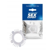 Эластичное эрекционное кольцо с шишечками и шипами - Sex Expert - в Самаре купить с доставкой