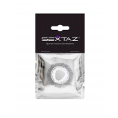 Эластичное эрекционное кольцо с длинными черными «ресничками» - Sextaz - в Самаре купить с доставкой