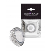 Эластичное эрекционное кольцо с длинными черными «ресничками» - Sextaz - в Самаре купить с доставкой