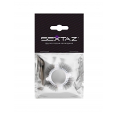 Эластичное кольцо с «ресничками» и 4 шариками - Sextaz - в Самаре купить с доставкой