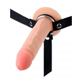 Мужской полый страпон на регулируемых ремнях - 18,5 см. - Sex Expert - купить с доставкой в Самаре