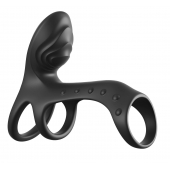 Черная насадка на пенис Ultimate Couples Cage Pro - Pipedream - в Самаре купить с доставкой