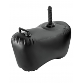 Черное надувное кресло с платформой для фиксации дилдо Body Dock Inflatable Love Seat - Pipedream - купить с доставкой в Самаре