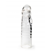Прозрачная закрытая насадка на член - 15 см. - Sex Expert - в Самаре купить с доставкой