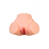 Телесный реалистичный мастурбатор-полуторс с 2 любовными входами - No Name - в Самаре купить с доставкой