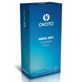 Презервативы OKOTO Mega Mix - 18 шт. - Sitabella - купить с доставкой в Самаре