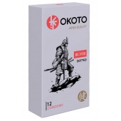 Точечные презервативы OKOTO Dotted - 12 шт. - Sitabella - купить с доставкой в Самаре
