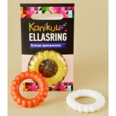 Цветное рельефное эрекционное кольцо Ellasring - Sitabella - в Самаре купить с доставкой