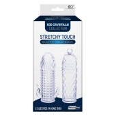 Набор из 2 прозрачных насадок на член Seductive Tickler Sleeves Set - NMC - в Самаре купить с доставкой