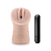 Телесный мастурбатор-вагина Ayumi с вибрацией - Blush Novelties - в Самаре купить с доставкой