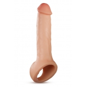 Телесная насадка-удлинитель Thrive 8.75 Inch Realistic Penis Extender Sleeve - 22,2 см. - Blush Novelties - в Самаре купить с доставкой