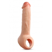Телесная насадка-удлинитель Thrive 8.75 Inch Realistic Penis Extender Sleeve - 22,2 см. - Blush Novelties - в Самаре купить с доставкой
