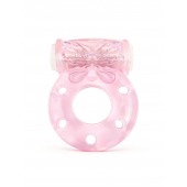 Розовое эрекционное виброкольцо с бабочкой - 1137 - в Самаре купить с доставкой