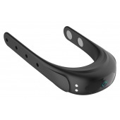 Черное эрекционное виброкольцо на ремешках - Boys of Toys - в Самаре купить с доставкой