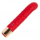 Красный вибратор для G-точки - 14,5 см. - Boys of Toys