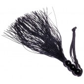 Черная силиконовая плетка - 25,4 см. - Boys of Toys - купить с доставкой в Самаре