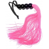 Розовая силиконовая плеть - 35,5 см. - Boys of Toys - купить с доставкой в Самаре