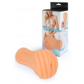 Эластичный мастурбатор в виде вагины телесного цвета - Sexy Girl - в Самаре купить с доставкой