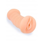 Телесный двусторонний мастурбатор с вибропулей и эрекционными кольцами в комплекте - Sexy Girl - в Самаре купить с доставкой
