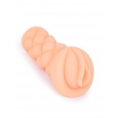 Телесный мастурбатор-вагина с вибропулей и эрекционными кольцами в комплекте - Sexy Girl - в Самаре купить с доставкой