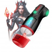 Интерактивный мастурбатор Raven с вакуумом, вибрацией и подсветкой - Shots Media BV - в Самаре купить с доставкой