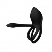 Черное эрекционное виброкольцо Bayek с пультом ДУ - Zalo - в Самаре купить с доставкой