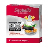 Стимулирующая насадка Sitabella Extender  Красный молодец - Sitabella - купить с доставкой в Самаре