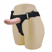 Реалистичный страпон-фаллоимитатор на трусиках Ultra Passionate Harness - 15 см. - Baile - купить с доставкой в Самаре