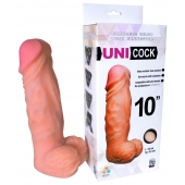 Фаллическая насадка Харнесс UNICOCK 10  - 25 см. - LOVETOY (А-Полимер) - купить с доставкой в Самаре