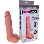 Фаллическая насадка Харнесс UNICOCK 9  - 24 см. - LOVETOY (А-Полимер) - купить с доставкой в Самаре