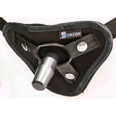 Страпон с 2 насадками и вибрацией UniStrap - 20 и 18 см. - LOVETOY (А-Полимер) - купить с доставкой в Самаре