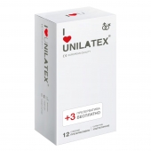 Ультратонкие презервативы Unilatex Ultra Thin - 12 шт. + 3 шт. в подарок - Unilatex - купить с доставкой в Самаре