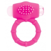 Розовое эрекционное виброкольцо A-toys - A-toys - в Самаре купить с доставкой