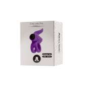 Эрекционное кольцо с подхватом мошонки и стимуляцией клитора Bullet Lastic Ring - Adrien Lastic - в Самаре купить с доставкой