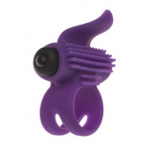 Эрекционное кольцо с подхватом мошонки и стимуляцией клитора Bullet Lastic Ring - Adrien Lastic - в Самаре купить с доставкой