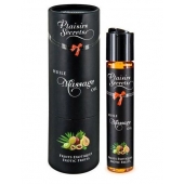 Массажное масло с ароматом экзотических фруктов Huile de Massage Gourmande Fruits Exotiques - 59 мл. - Plaisir Secret - купить с доставкой в Самаре