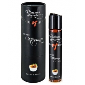 Массажное масло с ароматом крем брюле Huile de Massage Gourmande Creme Brulée - 59 мл. - Plaisir Secret - купить с доставкой в Самаре
