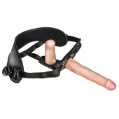 Женский страпон с вагинальной пробкой Woman Strap - 18 см. - LOVETOY (А-Полимер) - купить с доставкой в Самаре